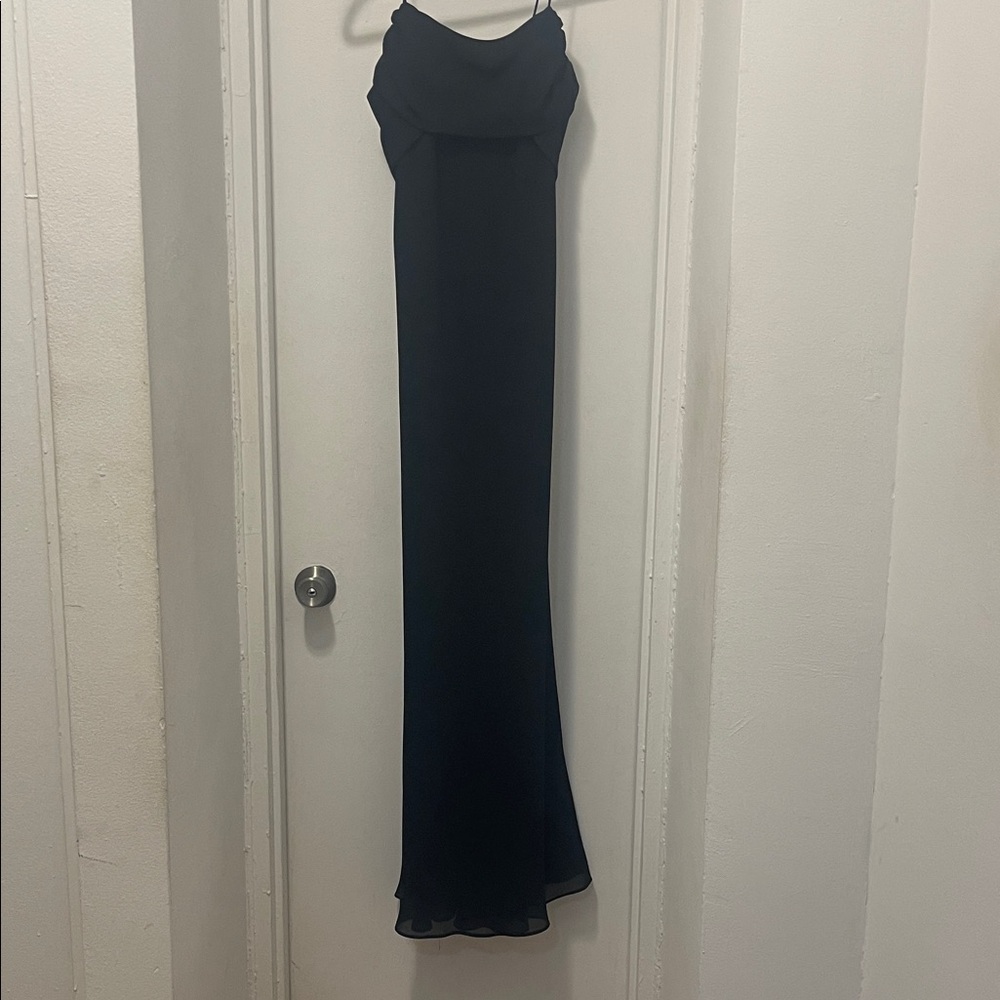 Betsy & Adam Classic Black Maxi Skirt